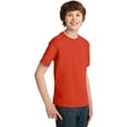 thumbnail image 4 of Port & Company Youth Cotton Essential T-Shirt. Orange. L., 4 of 4