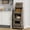 Gray, variant on Solidee Potato and Onion Storage Bin Movable Bread Box with Wheels, Ventilation Mesh Drawers,Gray