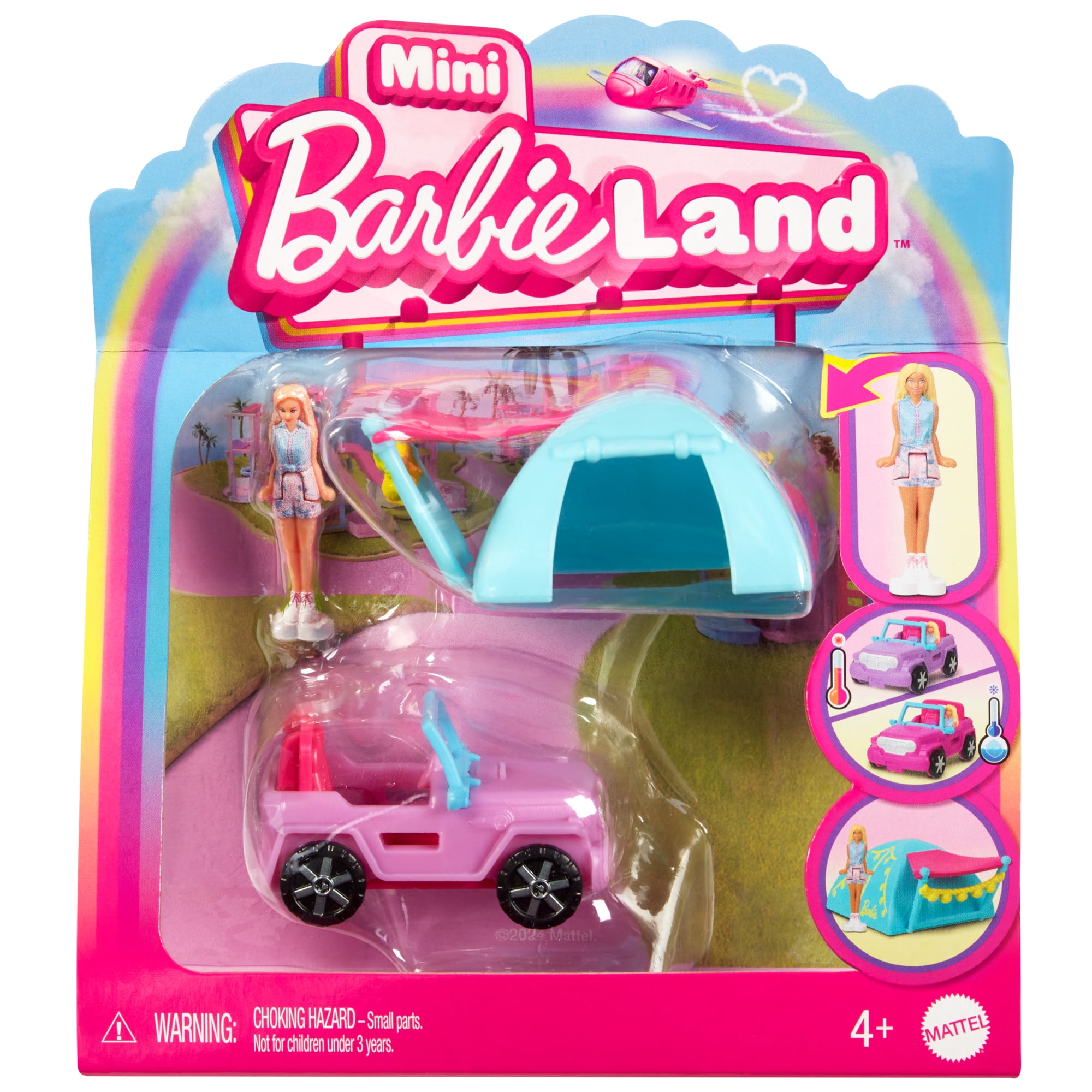 Barbie Mini BarbieLand Doll Vehicle Set with Doll