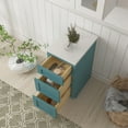 thumbnail image 4 of Vanity Art 15" W Plywood Freestanding Single Base 3 Drawers Storage Cabinet, 4 of 9