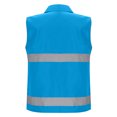 thumbnail image 4 of purcolt Womens Reflective Safety Vest High Visibility Multi Pocket Full Zip Waistcoats for Surveyor, Volunteer, Crossing Guard, Road, Construction, 4 of 7