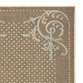 thumbnail image 5 of SAFAVIEH Martha Stewart Scrollwork Polk Dots Area Rug, Brown, 4' x 5'7", 5 of 6