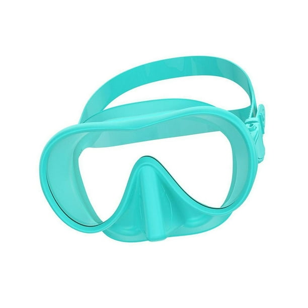 Máscara de buceo con esnórquel, gafas antivaho, gafas de natación con protector nasal, máscara de natación para exteriores, piscina, playa, viajes y Verde