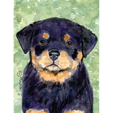 Caroline's Treasures Rottweiler 2-Sided Garden Flag