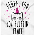 thumbnail image 2 of Fluff You Fluffin Kitty Cat Funny Pun Women Crewneck Sweatshirt Brisco Brands S, 2 of 6