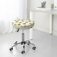 thumbnail image 4 of Uemuo Lovely Avocado Pattern Round Bar Stool Seat Covers Washable Stool Cushion Slipcover Elastic Bar Chair Covers-12 inch, 4 of 7