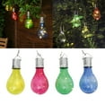 Outdoor Light Bulbs Waterproof Solar Rechargeable+batteries Chandelier Lightbulbulbs Hanging