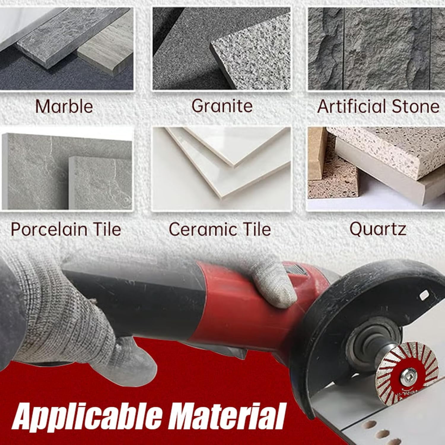 1.57 Diamond Saw Blades Set - Precision Stone Cutting Made Easy, 3pcs/5pcs 1.57 40mm Diamond Saw Blades for Granite, Marble, Sandstone, Multi-Functional Mini Diamond Cutting Blade Set
