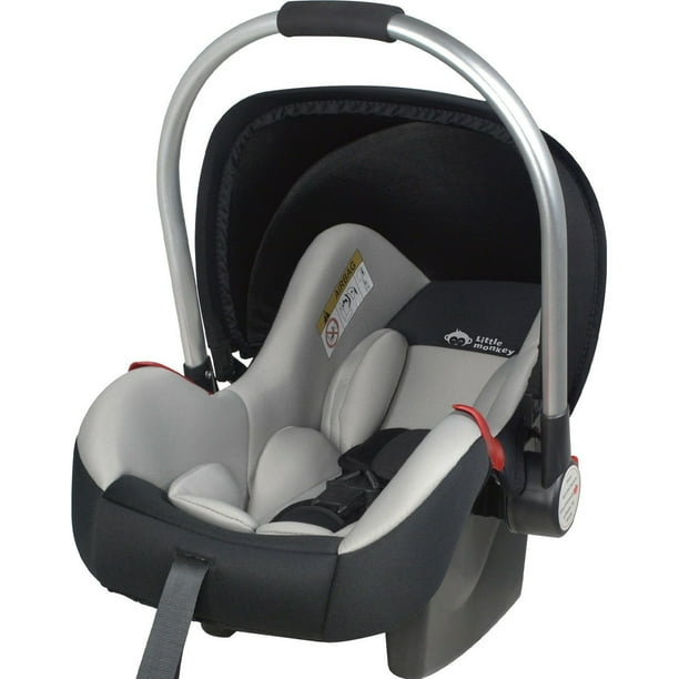 Asiento Portabebe Mecedora Tipo Moises Ergonomico Para Auto Gris Little monkey Tipo Moises Ergonomico Auto Walmart en linea