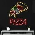 thumbnail image 3 of Handmadetneonsign Custom Pizza Neon Sign, Italian Food Name LED Sign, Pizza Slice Neon Light, Italy, 3 of 5