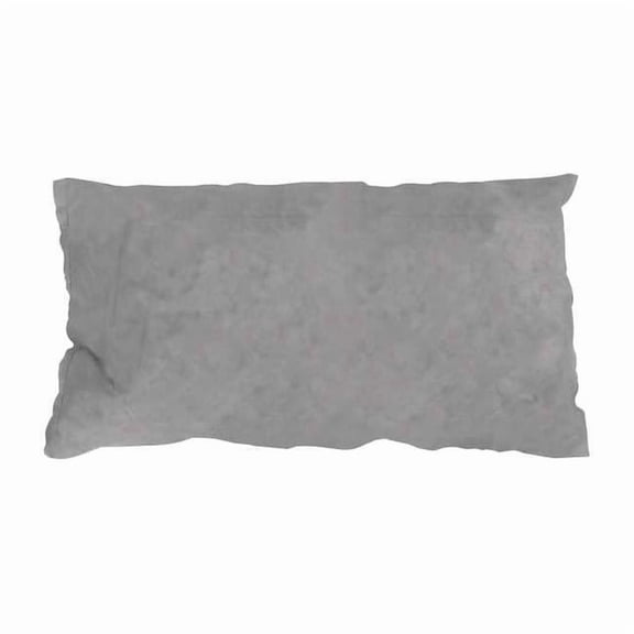 Condor Sorbent Pillow, 8 gal, 8 1/2 in x 17 in, Universal, Gray, 5 PK 35ZR16