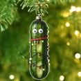 thumbnail image 4 of Cucumber Christmas Ornament, Mini Acrylic Christmas Tree Pendant with Hanging Rope, Unique Novelty Holiday Decor for Home Office(A), 4 of 4