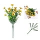 thumbnail image 1 of Flores artificiales de seda violeta – Decoración con hierba artificial primaveral para el hogar, la oficina, bodas y fiestas., 1 of 6