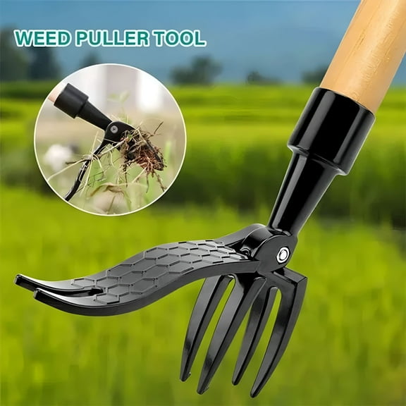 ACDANC Stand Up Weed Puller Tool with Screw Holes Portable Weeding Head Replacement Gardening Digging Weeder Removal Accessory