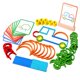 thumbnail image 1 of Palos y anillos creativos de madera de buena calidad, rompecabezas, juego de inteligencia Montessori, juguetes educativos para la primera infancia, regalo para niños, 1 of 4