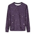 thumbnail image 6 of Wdfiry Women's Plus Size Sweatshirts Oversized Printing Pullover Tops Crewneck Long Sleeve Casual Fall Winter Sweatshirts, 6 of 8
