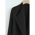 thumbnail image 5 of CHICWISH Women's Classy Black Open Front Knit Coat Cardigan, Size XS-S, 5 of 10