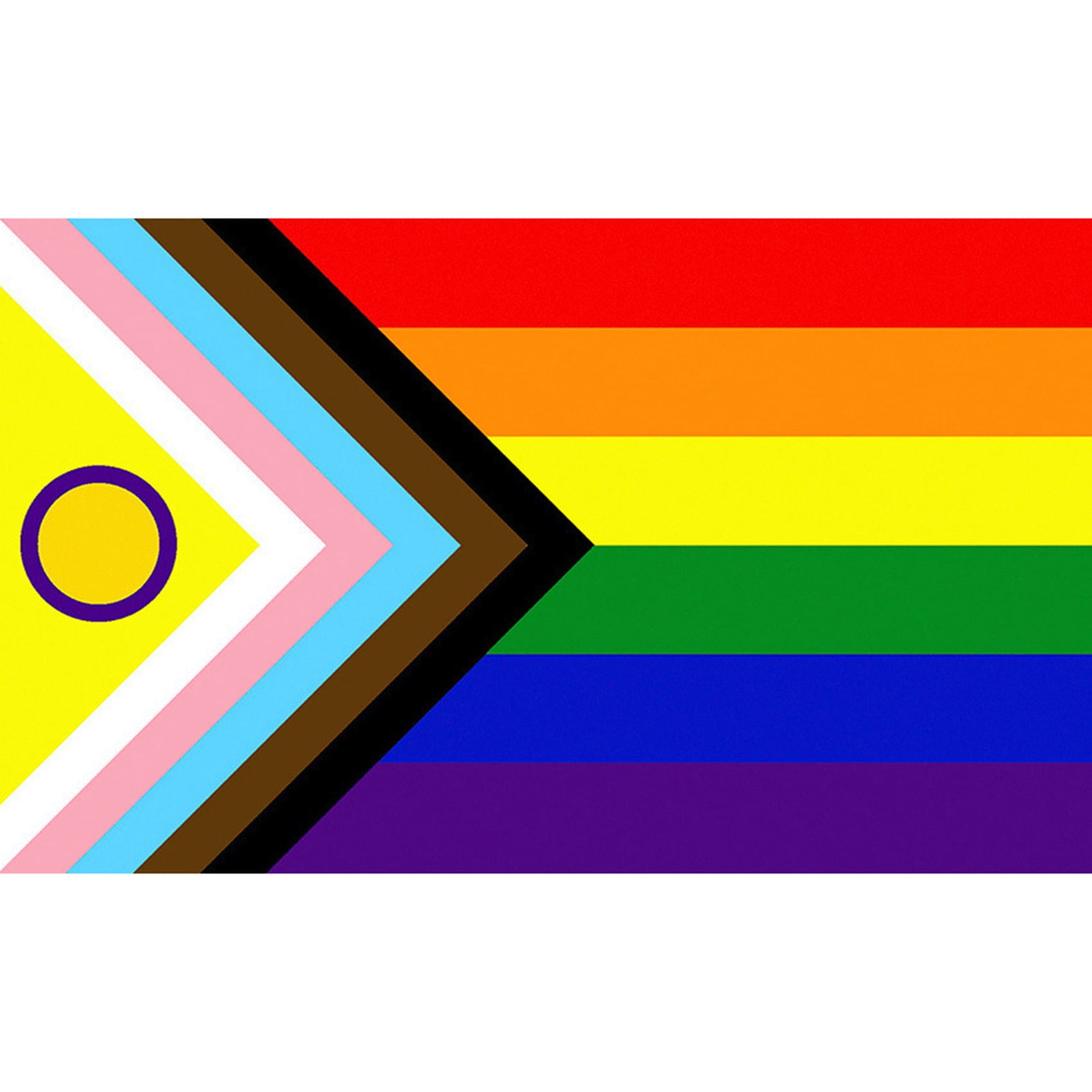 Gay Pride Flag 3ft x 5ft Polyester Flag Durable Progressive Pride Flag ...