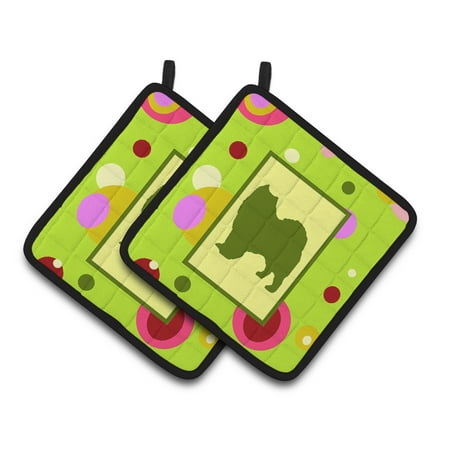 

Caroline s Treasures Samoyed Pair of Pot Holders