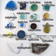 thumbnail image 4 of Azulejos de mosaico de porcelana de múltiples formas de 4 oz/114 g, 5 mm/0,18 in de grosor, ovoides, poligonales, redondos o cuadrados, materiales para manualidades de bricolaje, 4 of 5