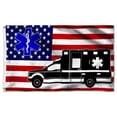 thumbnail image 5 of Bayyon Nurse Flag EMT Emergency Medical Technicians Nurse American Flag Banner with Grommets 3x5Feet Man cave Decor, 5 of 6