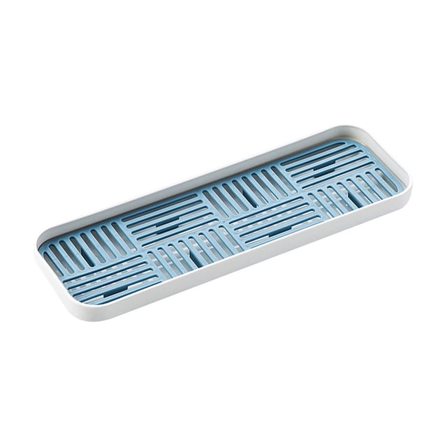 Sponge Holder for Kitchen Sink,Kitchen Draining Rag Holders Double Household Sponge Sink Draining Rack Sink Countertop Cups Dishcloth Tray Holders,Sink Sponge Holder,Kitchen Sponge Holder