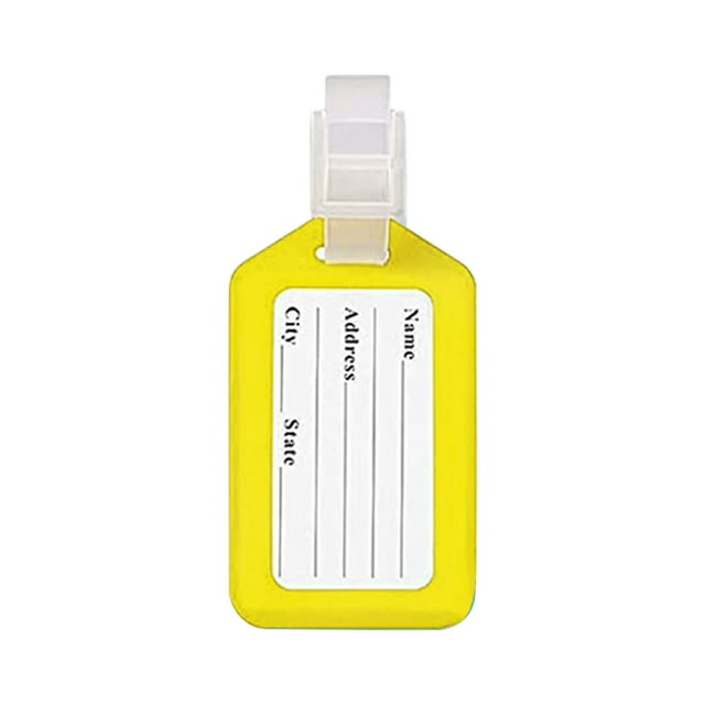 Luggage Identifier with Adjustable Lanyard for Secure Suitcase Identification and Efficient Airport Travel