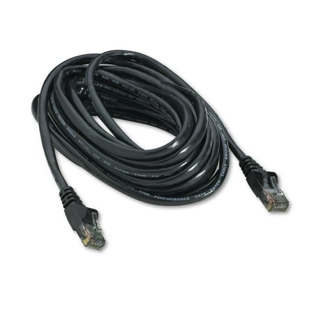 Belkin A3L980-14-BLK-S Cat-6 Snagless Networking Cable, 14'