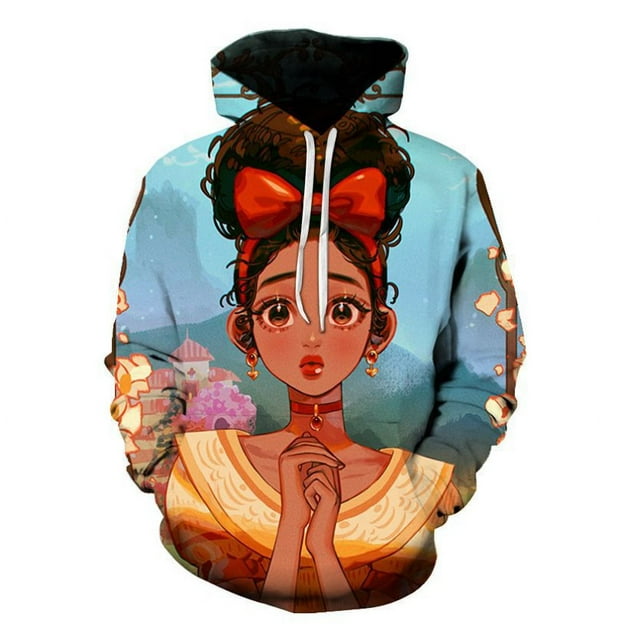 Chandails en Molleton Hip Hop Imprimés 3D Encanto Chandail à Capuchon Mode Adulte Chandails en Molleton Chandail à Capuchon pour Hommes Femmes Unisexe