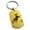 Gold, variant on Stainless Steel Soma Samurai Crest Engraved Rectangular Dog Tag Keychain Keyring For Unisex 30mm.