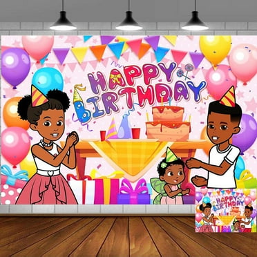 Gracies Corner 5 Backdrop Banner Party Supplies Poster Movie Theme Background for Photography Kids Birthday Decorations