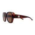 thumbnail image 3 of Polarized Large Oversized Barricade Rectangle Fit Over OTG Sunglasses Tortoise Brown, 3 of 4