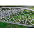 thumbnail image 2 of Banc de Jardin de Bienvenue en BRONZE de 50 Pouces de LONG, 2 of 3