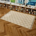 thumbnail image 2 of Eco Crave Woven Area Rug 6x9 ft, Handmade Natural Jute Checkered High Traffic Area Rug 6’x9’, Indoor Low Pile Reversible Floor Mat for Bedroom, Living Room, Dining, Kitchen, Farmhouse Decor 72x108 in, 2 of 5