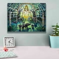thumbnail image 4 of Epic Graffiti 'Shiva Elephants ' by Jan Kasparec, Canvas Wall Art, 16"x12", 4 of 8