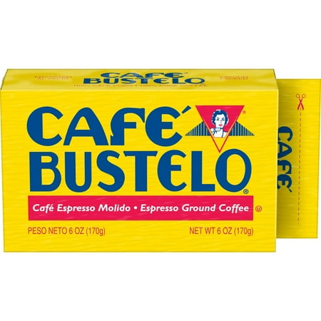 Cafe Bustelo Ground Coffee  Dark Roast  6-Ounce Brick