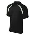 thumbnail image 6 of Yellow Rooster Men's Dry Zone Colorblock Raglan Male Polo T-Shirts Black/ White XS, 6 of 6