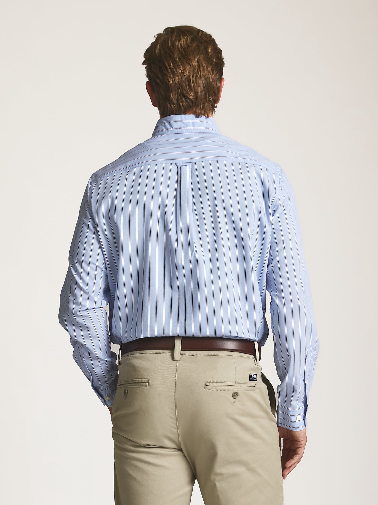 Chaps Men’s and Big Men’s Easy Care Long Sleeve Shirt, Sizes S–2XL