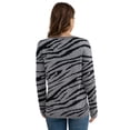 thumbnail image 4 of Asklazy Women's Pullover Sweaters Long Sleeve Print Knitted Crew Neck Sweater Tops（a Little Run Big）, 4 of 5