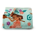 thumbnail image 2 of Big One Oversized Disney Princess Moana Microplush Throw Blanket 5' x 6', 2 of 3