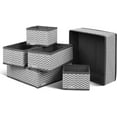 thumbnail image 1 of Organisateur de Tiroir de Commode, Cubes de Rangement Pliables pour Placard, Séparateurs de Tiroirs en Tissu, 1 of 4