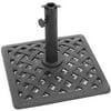 Black Cast Iron Square Umbrella Base
