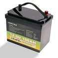 thumbnail image 1 of 12V 100Ah Lithium LiFePO4 Battery, 100A BMS,15000 Cycles for RV, Solar, Trolling Motor, Travel Trailer, Energy Storage, 1 of 6