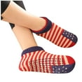 thumbnail image 3 of iHPH7 Slipper Socks for Women Lounge Socks Womens Ankle Socks Thick Socks Womens Fuzzy Socks Sock Slippers for Women Comfortable Socks for Women Watermelon Red One Size, 3 of 9