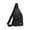 Black, variant on Crossbody Sling Bag for Men Women Shoulder Cross Body Bag with Multi-pocket Sling Backpack with USB Port Chest Bag for Running Cycling Hiking Workouts Travel