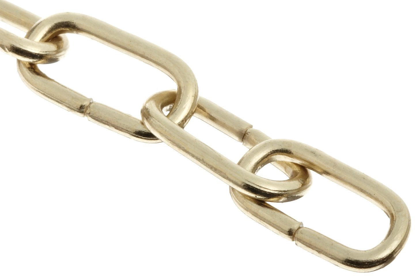 Campbell 0710317 Hobby and Craft Sash Chain, Brass Plated, 3 Trade, 0.
