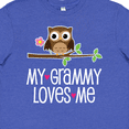 thumbnail image 4 of Inktastic My Grammy Loves Me Owl Youth T-Shirt, 4 of 5