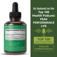 thumbnail image 6 of Peak Performance Organic Ashwagandha Liquid Drops for Stress Relief and Anxiety Support – Extra Strength Adaptogen Tincture, Vegan, Non-GMO – 2 oz, 6 of 8