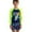 Blue, variant on REDARER Boys 2-Piece Swim Set – Graphic Long-Sleeve Rash Guard & Surf Print Trunks, Neon Color-Block Design, UPF Protection for Summer Beach Pool,8-9 Years