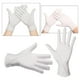 thumbnail image 3 of 5 pares de de grado alimenticio, guantes de desechables, sin polvo, , belleza, tinte para el cabello, guantes Blanco S, 3 of 9